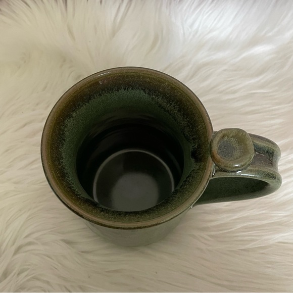 Studio Art Pottery Coffee Mug Green - Picture 2 of 6